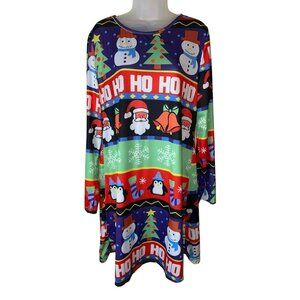 New Ugly Christmas Sweater Dress Size Large
